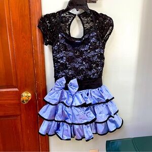 NWT Weissman Halloween Ruffled Dance Costume Size M